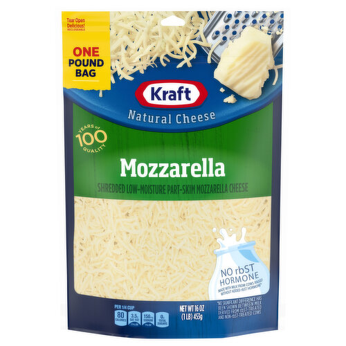 Kraft Mozzarella Shredded Cheese