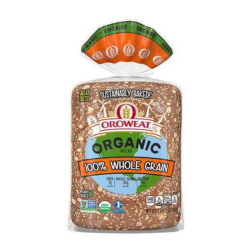 Oroweat 100% Whole Grain Organic Bread