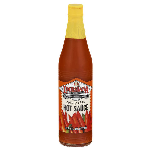 Louisiana Fish Fry Products Hot Sauce, Cravin Cajun