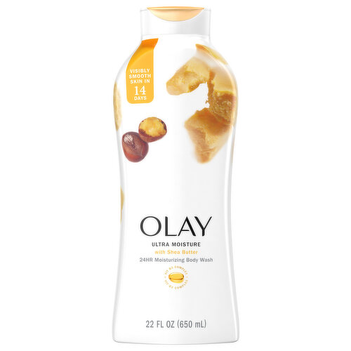 Olay Body Wash, Ultra Moisture, Shea Butter