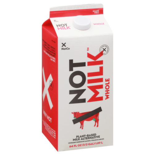 Not Milk Milk Alternative, Whole, Plant-Based