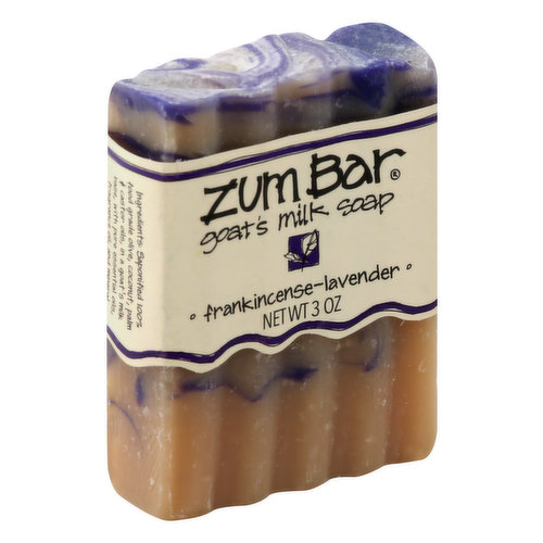 Zum Bar Goat's Milk Soap, Frankincense-Lavender