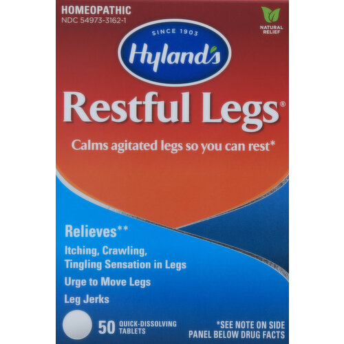 Hyland's Restful Legs, Homeopathic, Quick-Dissolving Tablets