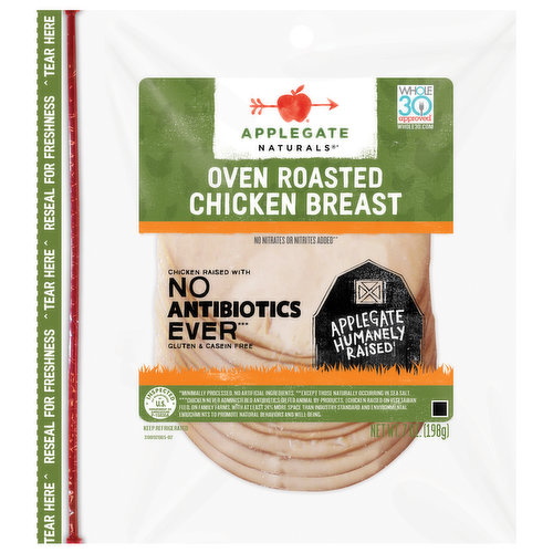 Applegate Chicken Breast, Oven Roasted