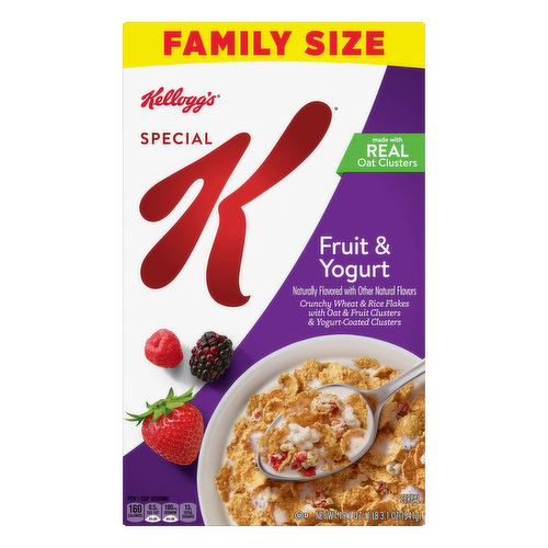 Special K Cereal, Fruit & Yogurt, Family Size