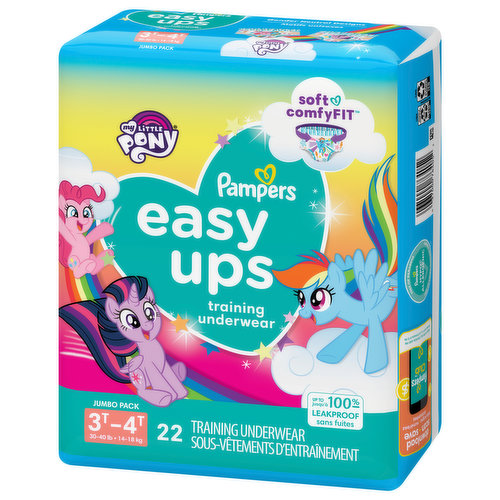 Pampers Training Underwear, My Little Pony, 3T-4T (30-40 lb), Jumbo Pack -  Super 1 Foods