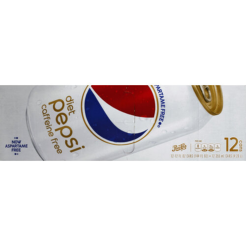 Pepsi Cola, Diet, Caffeine Free