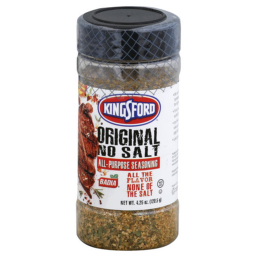 Kingsford All Purpose Seasoning, No Salt, Original, Pantry