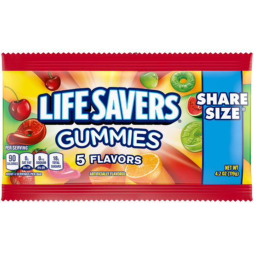 Life Savers LIFE SAVERS 5 Flavors Gummy Candy Bag