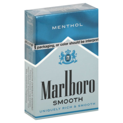 Marlboro Cigarettes, Menthol, Smooth