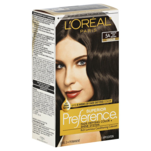 Superior Preference Permanent Color, With Shine Serum, Warmer