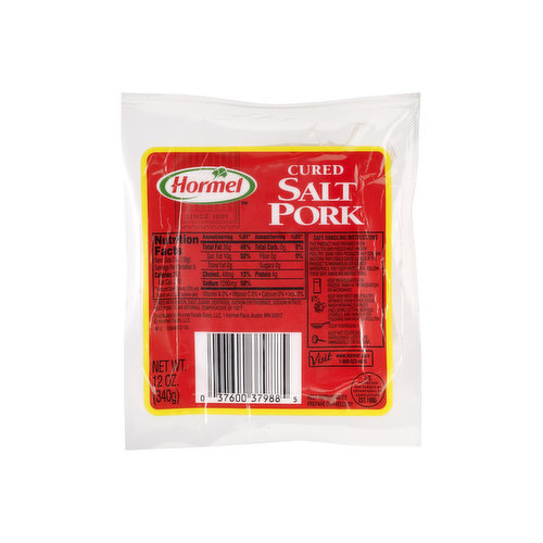 Hormel Cured Salt Pork
