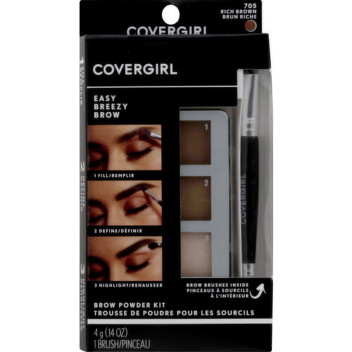 CoverGirl Brow Powder Kit, Rich Brown 705