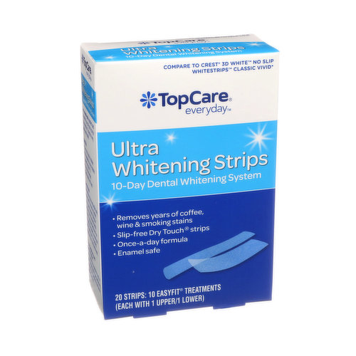 Topcare Ultra 10-Day Dental Whitening System Strips