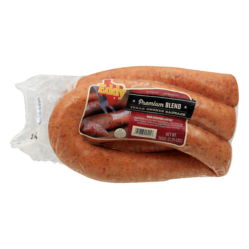 Eddy Sausage, Premium Blend, Texas Smoked