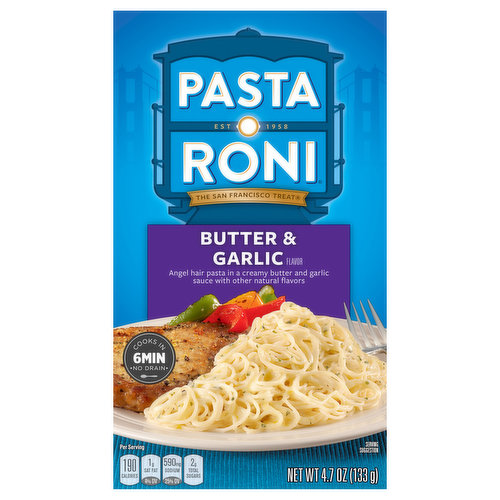 Pasta Roni Angel Hair, Butter & Garlic Flavor