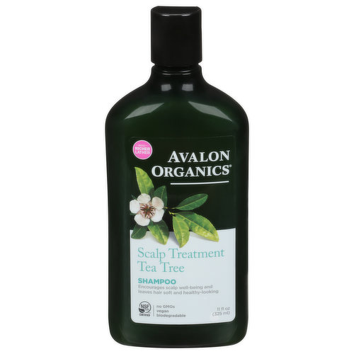 Avalon Organics Shampoo, Tea Tree, Scalp Treatment