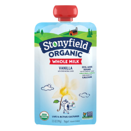 Stonyfield Organic Organic Vanilla Whole Milk Yogurt
