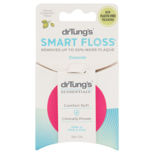 Dr Tungs SmartFloss, Naturally Waxed, Cardamom Flavor