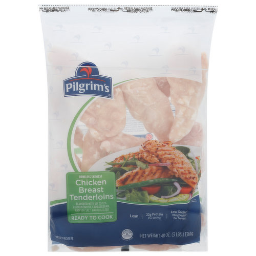 Pilgrim's Chicken Breast Fillets with Ribmeat, Boneless, Skinless