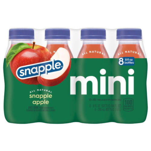 Snapple Juice Drink, Snapple Apple, Mini