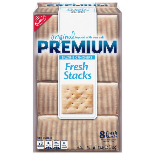 PREMIUM Premium Original Fresh Stacks Saltine Crackers, 13.6 oz
