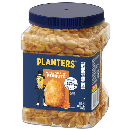 Planters Honey Roasted Peanuts 16 oz bottle, Nuts, Seeds & Trail Mix