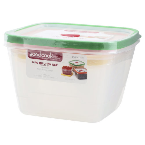 Goodcook Kitchen Set, Food Storage, Flex Trim