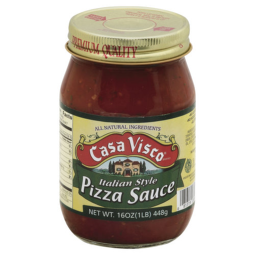 Casa Visco Pizza Sauce, Italian Style