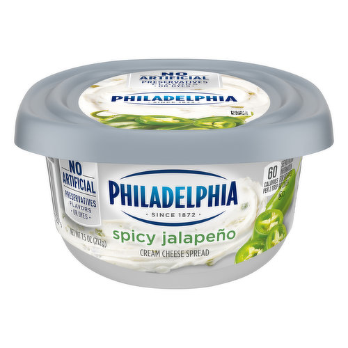 Philadelphia Cream Cheese Spread, Spicy Jalapeno