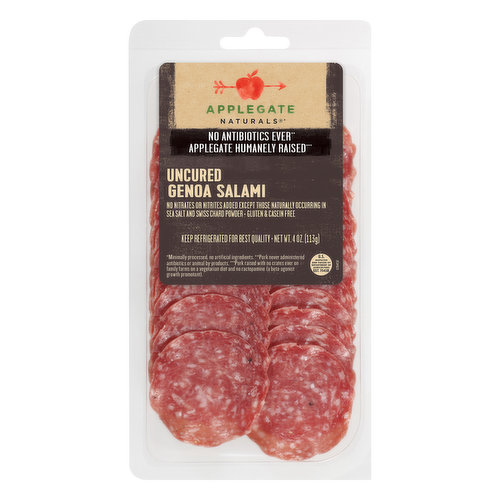 Applegate Naturals Uncured Genoa Salami