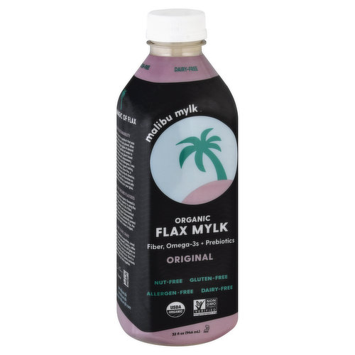 Malibu Mylk Flax Mylk, Organic, Original