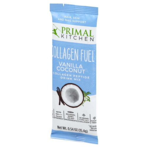 Primal Fuel: Vanilla Coconut Whey Protein Drink Mix