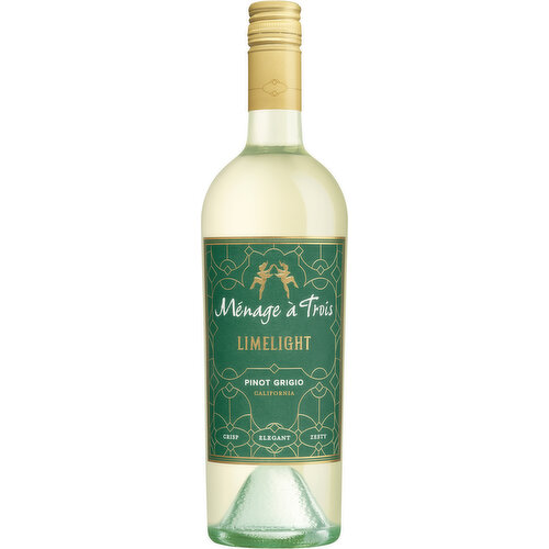 Menage a trois Pinot Grigio, California, Limelight