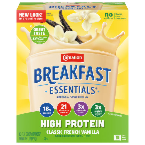 New look! Improved recipe. Just add milk. Our Mission: Give kids essential nutrients they need to start the day with each yummy sip. For breakfast on-the-go. Available in ready to drink format for wherever the day takes you!