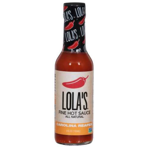 Lola's Fine Hot Sauce, All Natural, Carolina Reaper