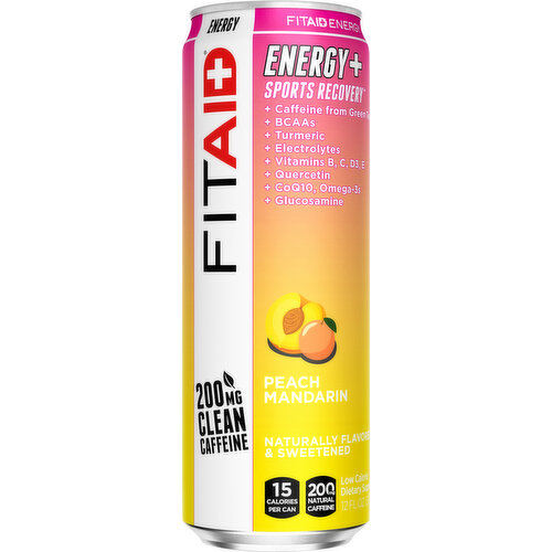 FitAid Energy + Sports Recovery, Peach Mandarin