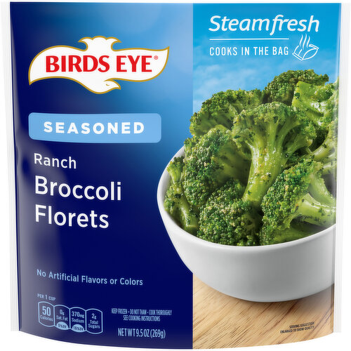 Birds Eye Steamfresh Ranch Broccoli Florets Frozen Vegetables