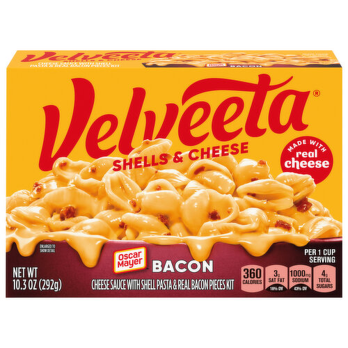 Velveeta Bacon Shells & Cheese