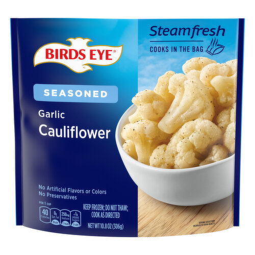 Birds Eye Steamfresh Seasoned Garlic Cauliflower Frozen Vegetables