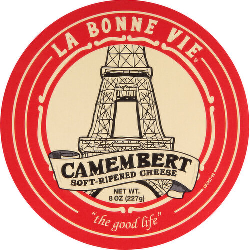 La Bonne Vie Cheese, Soft-Ripened, Camembert