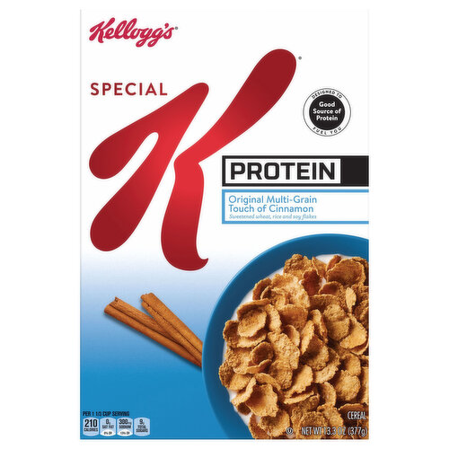 Special K Cereal, Original Multi-Grain, Touch of Cinnamon