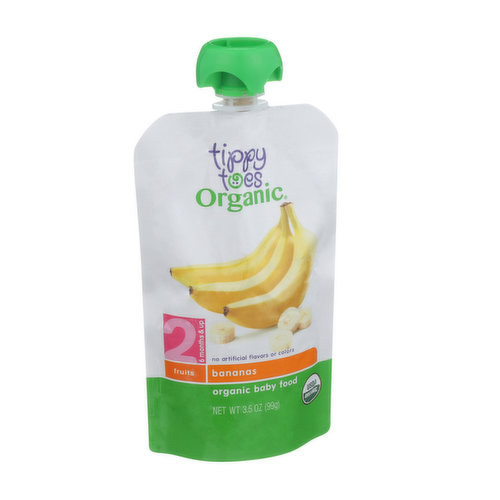 Tippy Toes Bananas Organic Baby Food