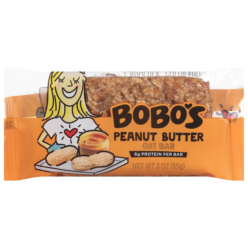 Bobos Oat Bar, Peanut Butter