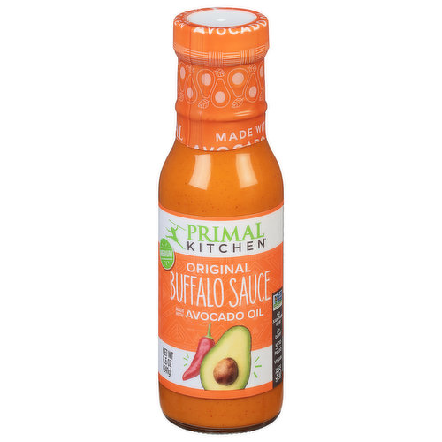 Primal Kitchen Medium Original Buffalo Sauce Made with Avocado Oil, 8.5 oz