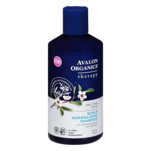 Avalon Organics Therapy Tea Tree Mint Scalp Normalizing Shampoo