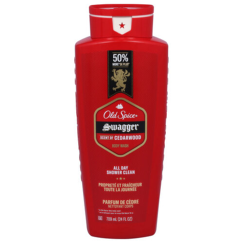 Old Spice Body Wash, Scent of Cedarwood, Swagger