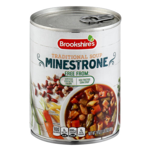 Brookshire's Traditional Soup, Minestrone