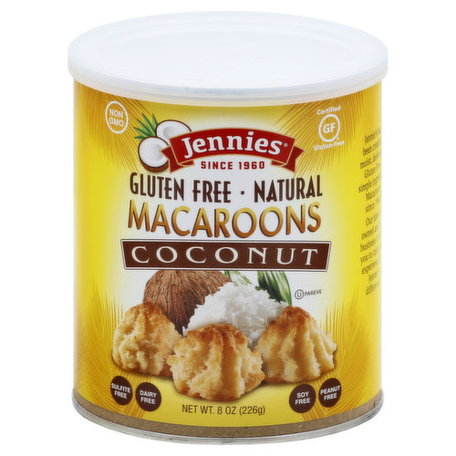 Jennies Macaroons, Gluten Free, Coconut