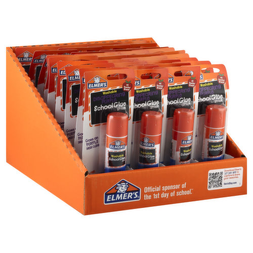 Elmer's Disappearing Purple School Glue Sticks, Washable & Elmer's  Disappearing Purple School Glue Sticks, Washable & Elmer's All Purpose  School Glue